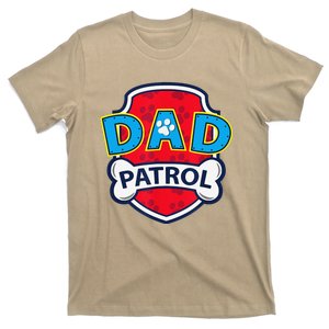 Funny Dad Patrol Dog Dad T-Shirt