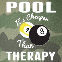 Father's Day POOL IT'S CHEAPER THAN THERAPY BILLIARDS POOL PLAYER Gift For Dad Legacy Tie Dye Trucker Hat