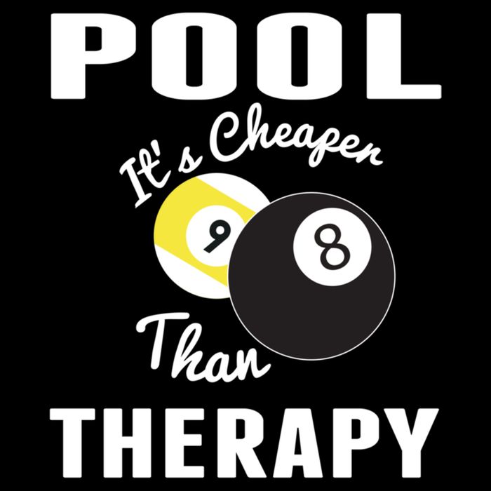 Father's Day POOL IT'S CHEAPER THAN THERAPY BILLIARDS POOL PLAYER Gift For Dad Impact Tech Backpack