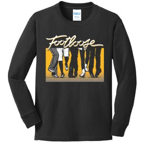 Footloose Dance Party Kids Long Sleeve Shirt