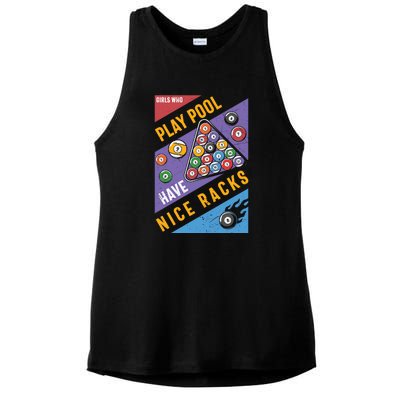 Father's Day Play Pool Have Nice Racks Billiards Player Gift For Dad Ladies PosiCharge Tri-Blend Wicking Tank