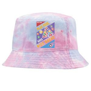 Father's Day Play Pool Have Nice Racks Billiards Player Gift For Dad Tie-Dyed Bucket Hat