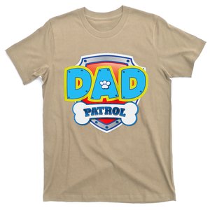 Funny Dad Patrol Dog Gift Birthday Party T-Shirt