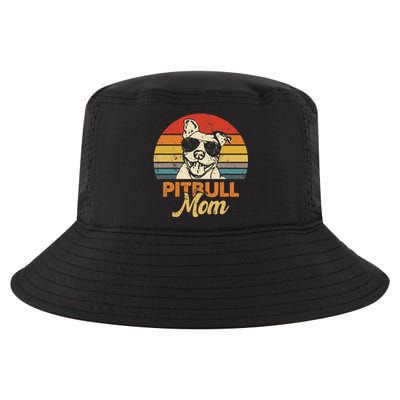 Funny Dog Pitbull Mom Pittie Mom Mother's Day Cool Comfort Performance Bucket Hat