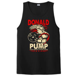 Funny Donald Pump Make America Swole Again Trump 2024 Return PosiCharge Competitor Tank