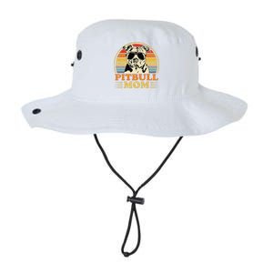 Funny Dog Pitbull Mom Pittie Mom Mothers Day Gift Legacy Cool Fit Booney Bucket Hat