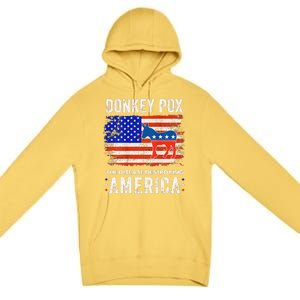 Funny Donkey Pox The Disease Destroying America Premium Pullover Hoodie