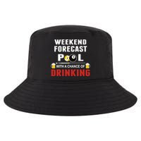 Father's Day POOL WITH A CHANCE OF A DRINKING BILLIARDS POOL Gift For Dad Cool Comfort Performance Bucket Hat