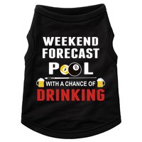 Father's Day POOL WITH A CHANCE OF A DRINKING BILLIARDS POOL Gift For Dad Doggie Tank