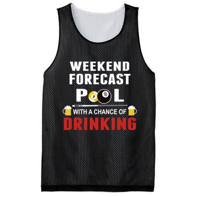 Father's Day POOL WITH A CHANCE OF A DRINKING BILLIARDS POOL Gift For Dad Mesh Reversible Basketball Jersey Tank