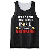 Father's Day POOL WITH A CHANCE OF A DRINKING BILLIARDS POOL Gift For Dad Mesh Reversible Basketball Jersey Tank