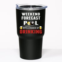 Father's Day POOL WITH A CHANCE OF A DRINKING BILLIARDS POOL Gift For Dad Tumbler