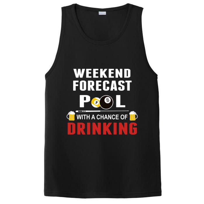 Father's Day POOL WITH A CHANCE OF A DRINKING BILLIARDS POOL Gift For Dad PosiCharge Competitor Tank