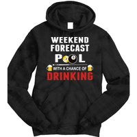 Father's Day POOL WITH A CHANCE OF A DRINKING BILLIARDS POOL Gift For Dad Tie Dye Hoodie