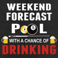 Father's Day POOL WITH A CHANCE OF A DRINKING BILLIARDS POOL Gift For Dad Trucker Hat