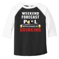 Father's Day POOL WITH A CHANCE OF A DRINKING BILLIARDS POOL Gift For Dad Toddler Fine Jersey T-Shirt