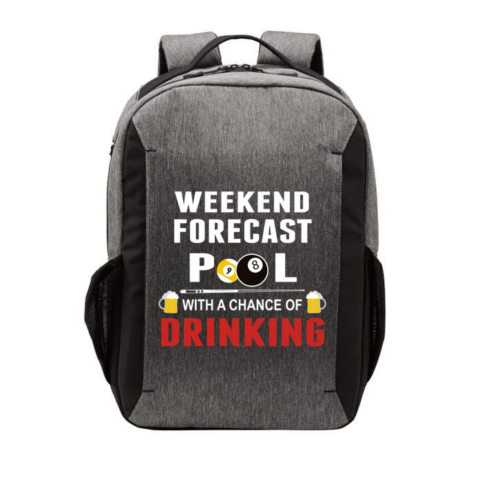 Father's Day POOL WITH A CHANCE OF A DRINKING BILLIARDS POOL Gift For Dad Vector Backpack