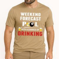 Father's Day POOL WITH A CHANCE OF A DRINKING BILLIARDS POOL Gift For Dad Performance Shirt