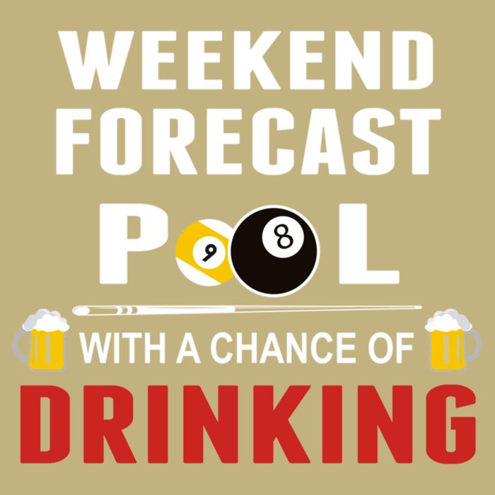 Father's Day POOL WITH A CHANCE OF A DRINKING BILLIARDS POOL Gift For Dad Performance Shirt