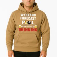 Father's Day POOL WITH A CHANCE OF A DRINKING BILLIARDS POOL Gift For Dad Hoodie