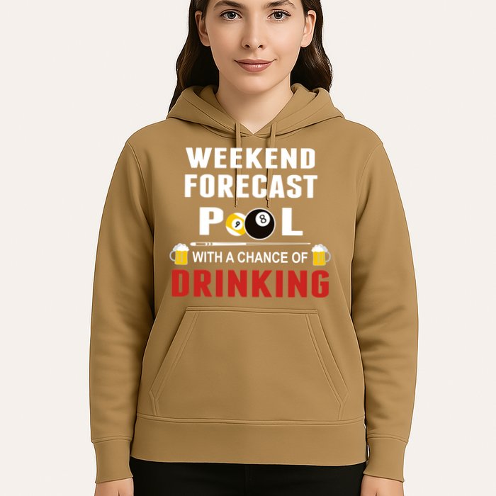 Father's Day POOL WITH A CHANCE OF A DRINKING BILLIARDS POOL Gift For Dad Hoodie