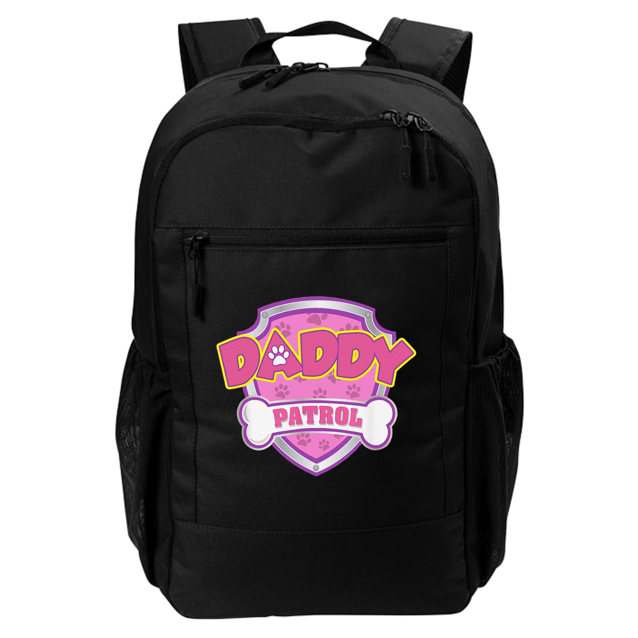 Funny Daddy Patrol Dog Mom, Dad For Women Gift Backpack