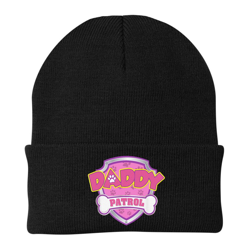 Funny Daddy Patrol Dog Mom, Dad For Women Gift Beanie