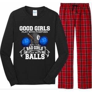 Father's Day Pool Player Billiards Funny Gift For Dad Long Sleeve Pajama Set