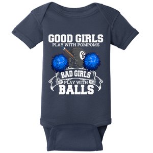 Father's Day Pool Player Billiards Funny Gift For Dad Baby Bodysuit