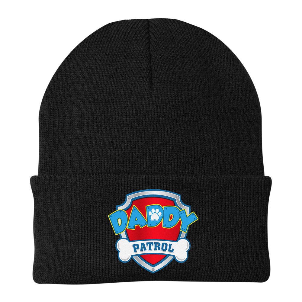 Funny Daddy Patrol Dog Mom, Dad For Women Love Beanie