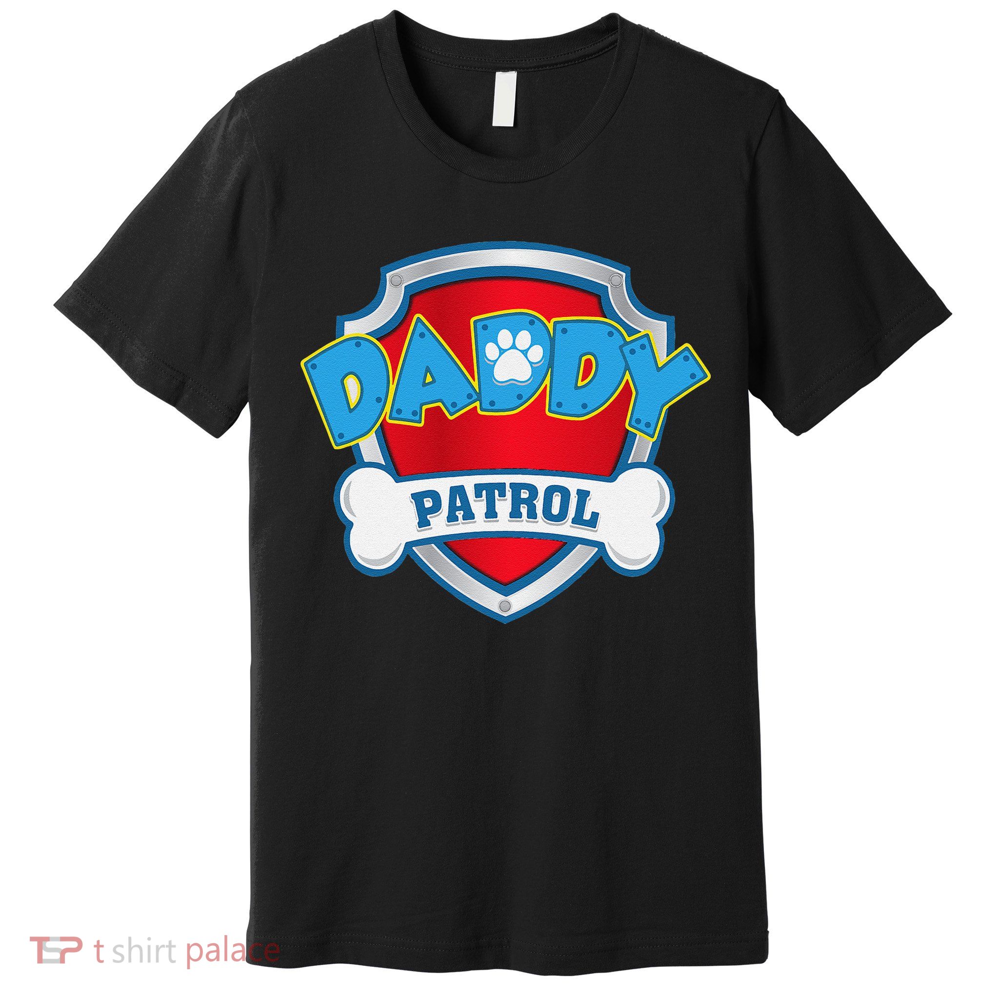 Funny Daddy Patrol Dog Mom, Dad For Women Love Premium T-Shirt