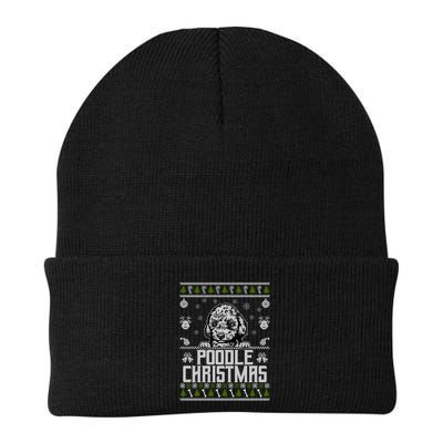 Funny Dog Poodle Ugly Xmas Design Christmas Dogs Gift Beanie