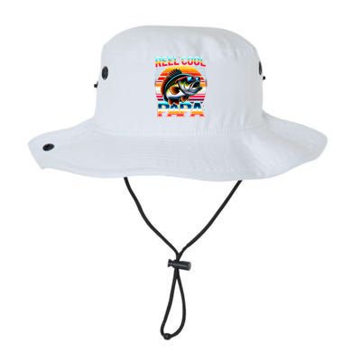 Fishing Dad Papa Reel Cool Papa Fisher FatherS Day Gift Gift Legacy Cool Fit Booney Bucket Hat