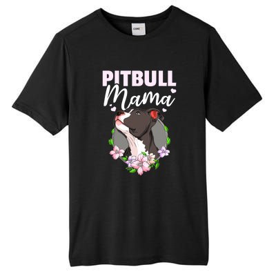 Funny Dog Pitbull Pittie Pitbull Mama Tall Fusion ChromaSoft Performance T-Shirt