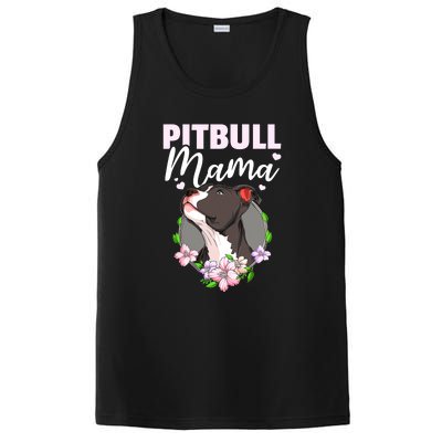 Funny Dog Pitbull Pittie Pitbull Mama PosiCharge Competitor Tank