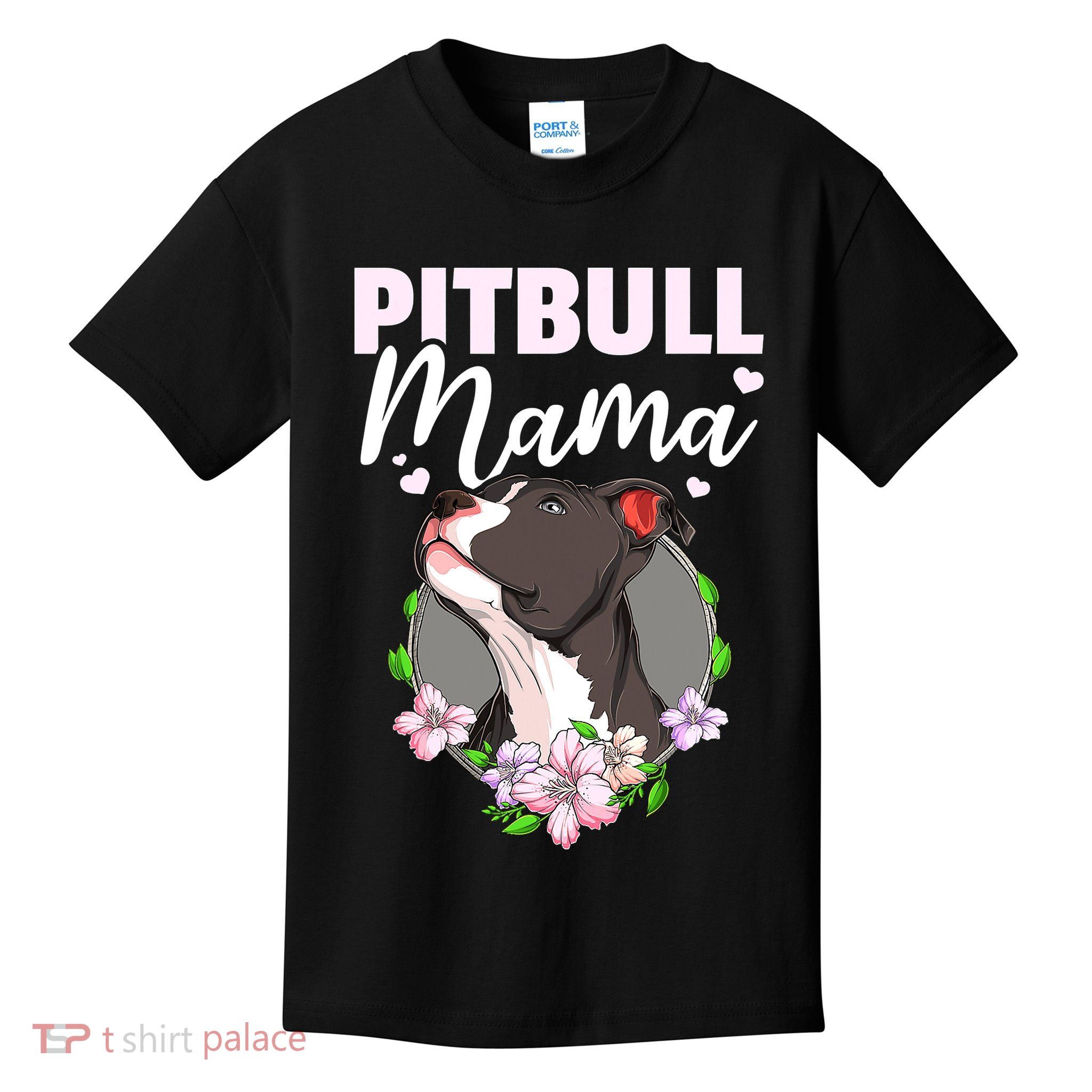 Funny Dog Pitbull Pittie Pitbull Mama Kids T-Shirt