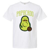 Fathers Day Papacado Papa Avocado Funny Vegan Guacamole Dad Garment-Dyed Heavyweight T-Shirt