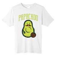 Fathers Day Papacado Papa Avocado Funny Vegan Guacamole Dad Tall Fusion ChromaSoft Performance T-Shirt