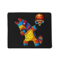 Funny Dabbing Pinata & Basketball Ball Cinco De Mayo Fiesta Mousepad