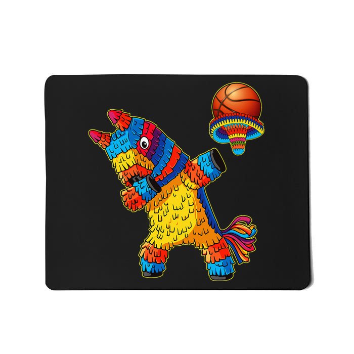 Funny Dabbing Pinata & Basketball Ball Cinco De Mayo Fiesta Mousepad