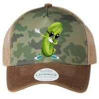 Funny Dabbing Pickle Dancing Cucumber Lover Funny Gift Legacy Tie Dye Trucker Hat