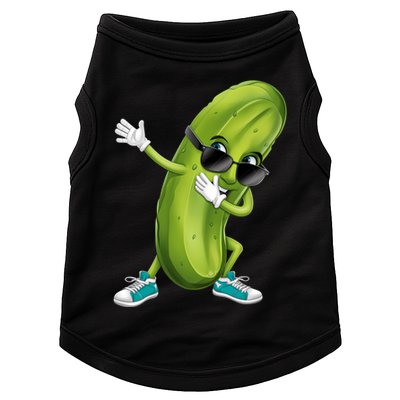Funny Dabbing Pickle Dancing Cucumber Lover Funny Gift Doggie Tank