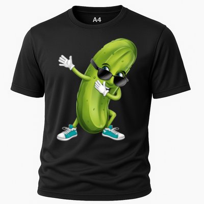 Funny Dabbing Pickle Dancing Cucumber Lover Funny Gift Performance Shirt