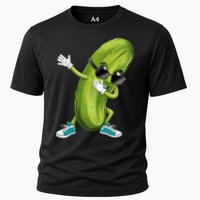Funny Dabbing Pickle Dancing Cucumber Lover Funny Gift Performance Shirt