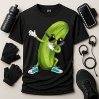 Funny Dabbing Pickle Dancing Cucumber Lover Funny Gift Performance Shirt