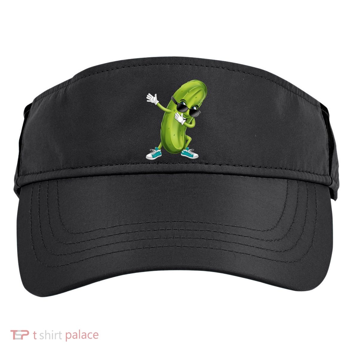 Funny Dabbing Pickle Dancing Cucumber Lover Funny Gift Adult Drive Performance Visor