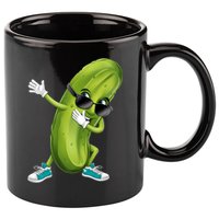 Funny Dabbing Pickle Dancing Cucumber Lover Funny Gift 11oz C Handle Ceramic Mug