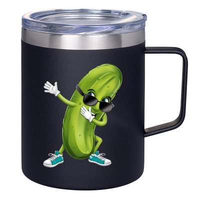 Funny Dabbing Pickle Dancing Cucumber Lover Funny Gift 12oz Stainless Steel Coffee Mug