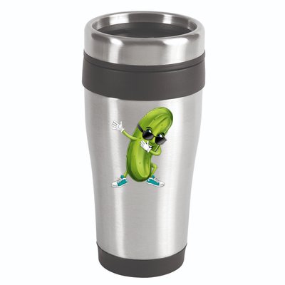 Funny Dabbing Pickle Dancing Cucumber Lover Funny Gift 16oz Travel Tumbler