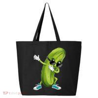 Funny Dabbing Pickle Dancing Cucumber Lover Funny Gift 25L Jumbo Tote